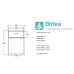 Urban 1 Drawer Narrow Bedside