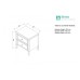 Valencia 2 Drawer Bedside (Assembled)