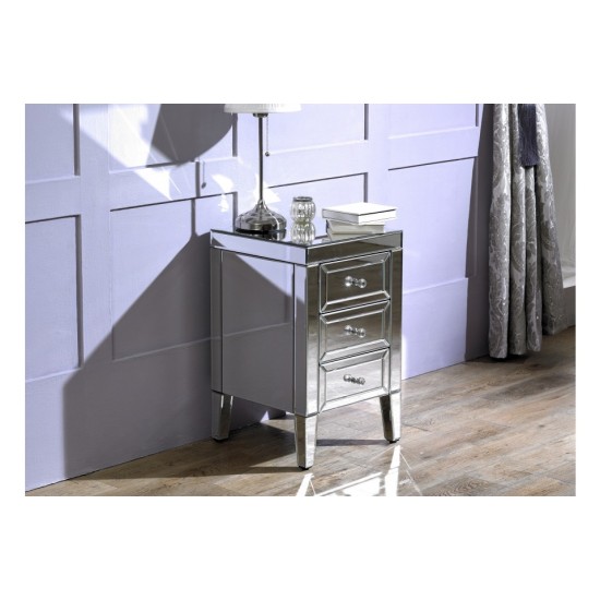 Valencia 3 Drawer Bedside (Assembled)