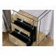 Valencia 3 Drawer Bedside (Assembled)