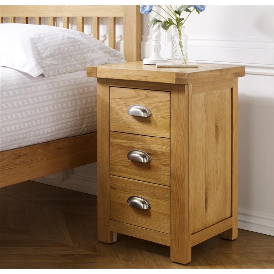 Woburn Oak Large Bedside (Assembled) 
