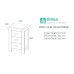 Woburn Oak Large Bedside (Assembled) 