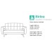 Ethan Medium Sofabed (Grey)