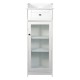 Alaska Glass Cabinet (White)