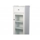 Alaska Glass Cabinet (White)