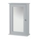 Alaska Grey Wall Mirrored Cabinet (Grey)