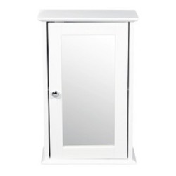 Alaska Wall Mirrored Cabinet (White)