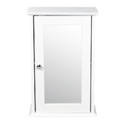Alaska Wall Mirrored Cabinet (White)