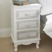 Brittany 3 Drawer Bedside [Assembled] 