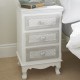 Brittany 3 Drawer Bedside [Assembled] 
