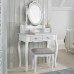 Brittany Dressing Table Stool [Assembled]