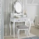 Brittany Dressing Table Stool [Assembled]
