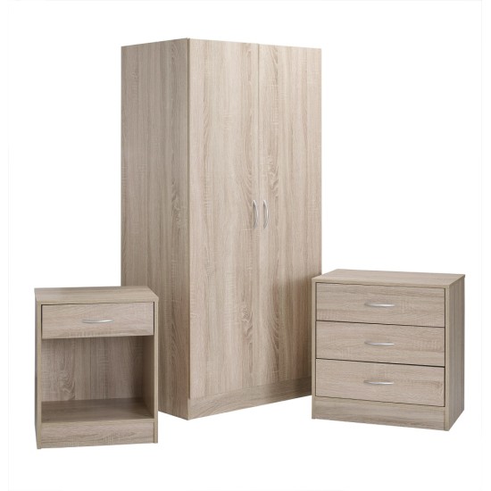 Delta Bedroom Set (Oak)