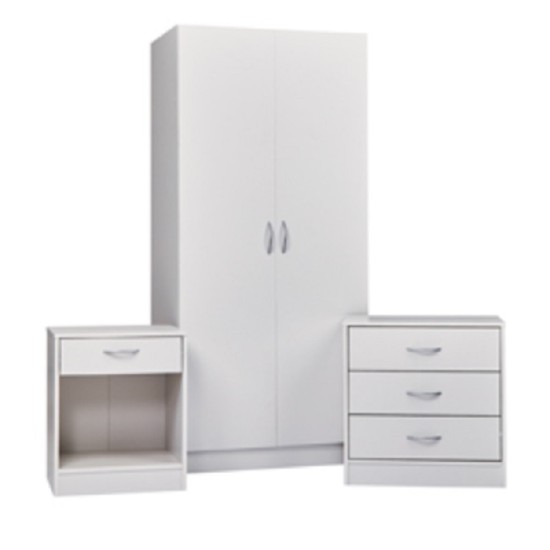 Delta Bedroom Set (White)