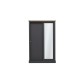 Devon 2 Door Sliding Wardrobe (Charcoal)