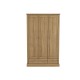 Devon 3 Door + 2 Drawer Wardrobe (Oak) 
