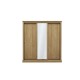 Devon 3 Door Sliding Wardrobe (Oak) 