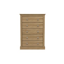 Devon 5 Drawer Chest (Oak)