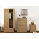Devon 2 Drawer Bedside (Oak) 
