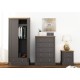 Devon 2 Door Sliding Wardrobe (Charcoal)