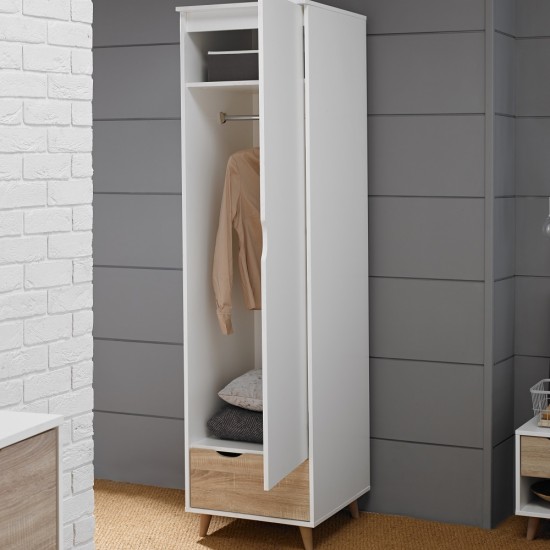 Stockholm 1 Door Wardrobe