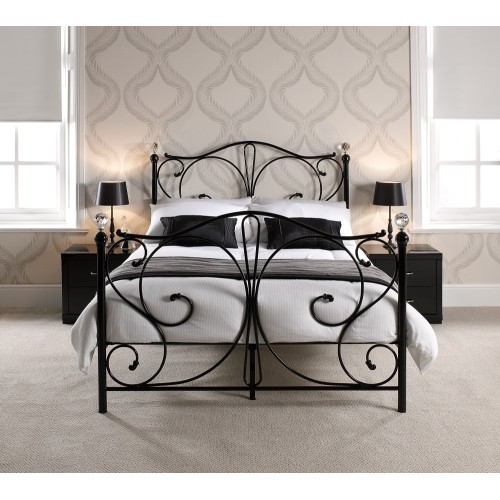 Florence Crystal Bed (Black)