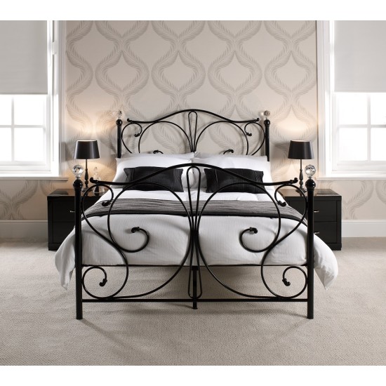 Florence Crystal Bed (Black)