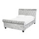 Isabella Sleigh Bed (Silver) 